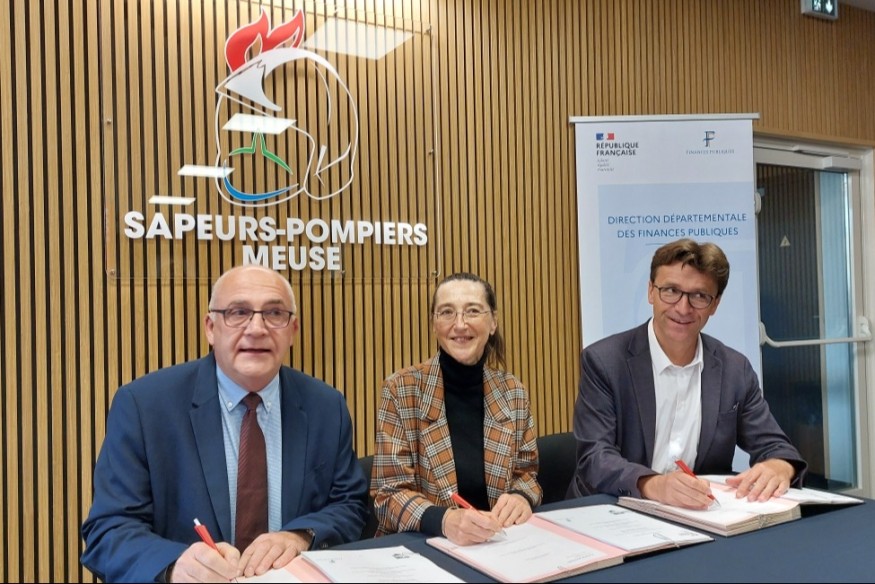 SDIS et Finances publiques de la Meuse renouvellent leur partenariat